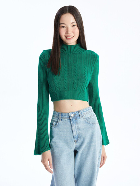 Green Lace Women's Sweater BGT03 - 7