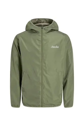 Green men's jacket JJOLIVER JACKET - 5