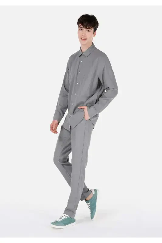 Green men's pants - 3