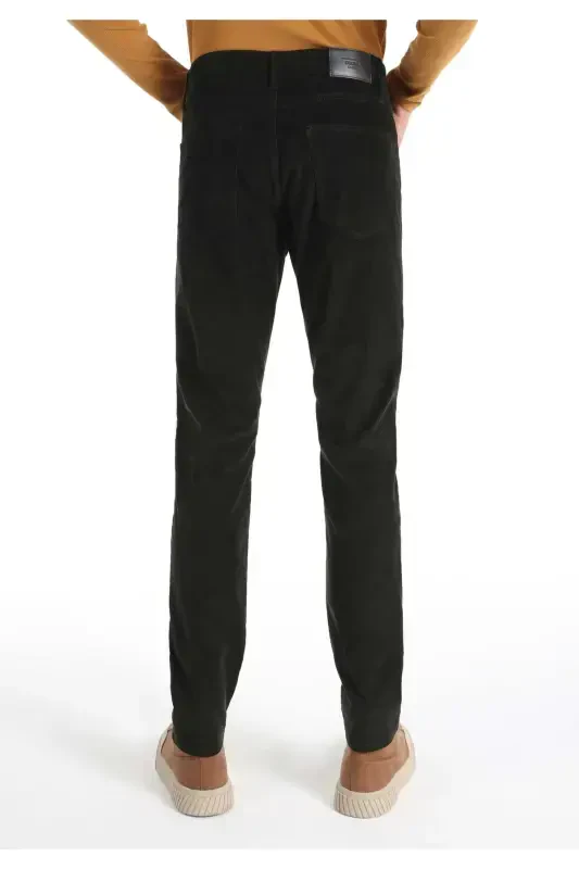 Green men's pants - 2