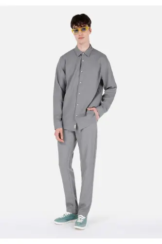 Green men's shirt - 3