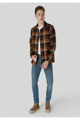 Green men's shirt - 3