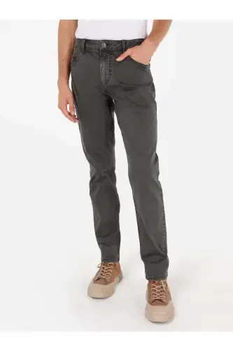 Green men's trousers - 4