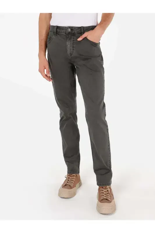 Green men's trousers - 4