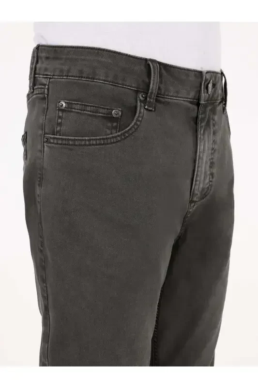 Green men's trousers - 5