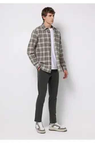 Green men's trousers - 3