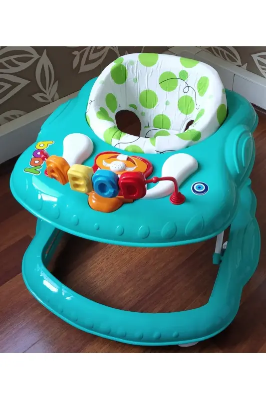 Green Musical Walker Baby Walker TR Seated-GREEN - 1