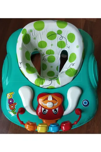 Green Musical Walker Baby Walker TR Seated-GREEN - GENEL MARKALAR (1)