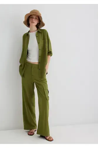 Green Pants 1011079-71862-Green - 1