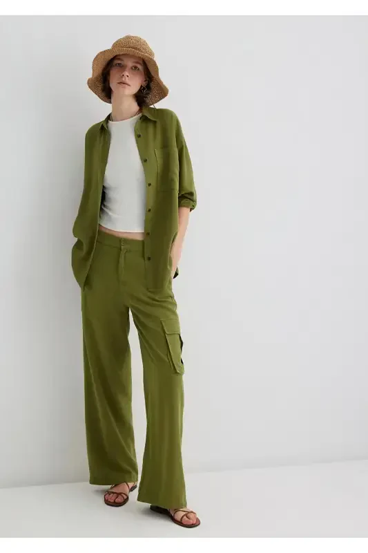 Green Pants 1011079-71862-Green - 1