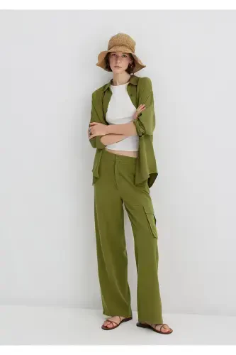 Green Pants 1011079-71862-Green - MAVI (1)