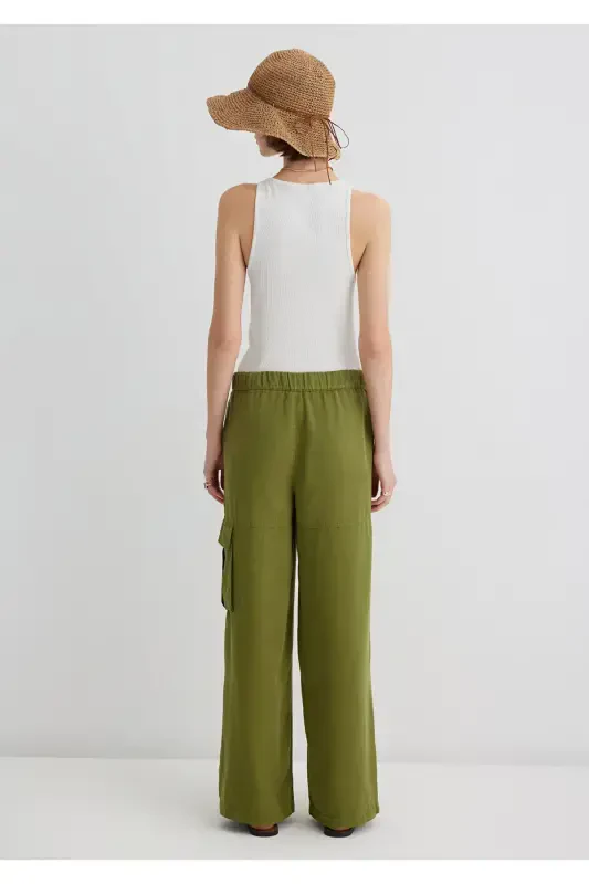 Green Pants 1011079-71862-Green - 6