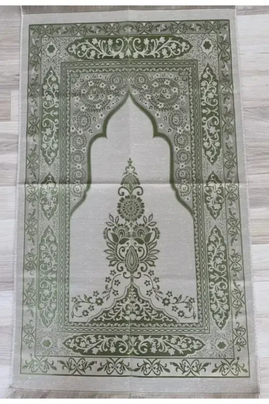 Green Religious Gift, prayer rug Set Bride Bundle Gift-green - 3