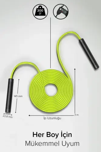 Green Skipping Rope Atp-3000-GREEN - PROFORCE (1)