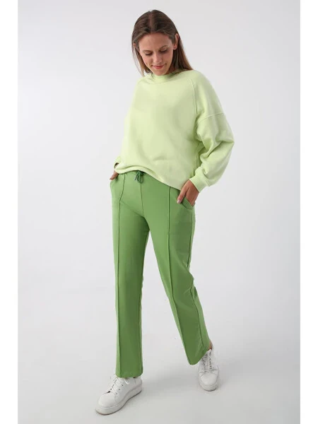Green Sweatpants with Pockets - Green - LC WAIKIKI