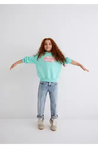 Green Sweatshirt 7S10062-71676 - 1