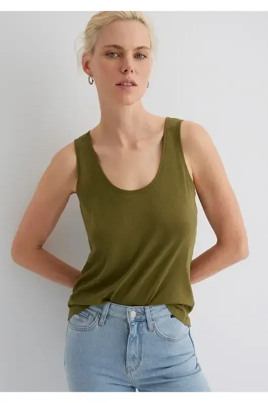 Green T-Shirt Slim Fit / Narrow Cut 1613211-71898-Ye - 1