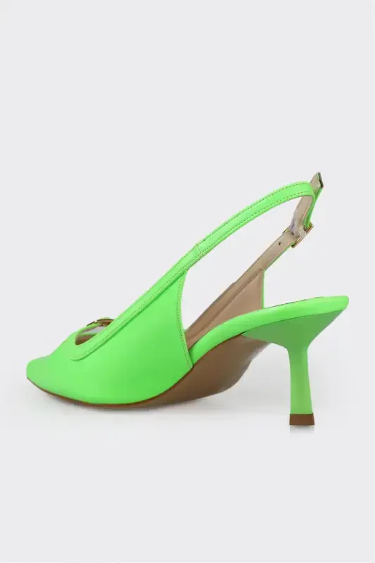 Green Woman's High Heels - 3