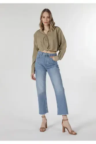 Green Women's Blouse - 1