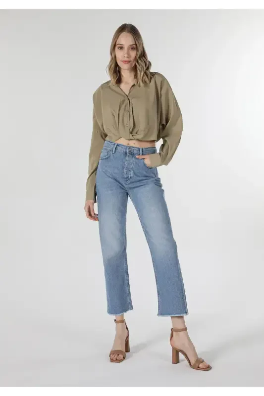 Green Women's Blouse - 1