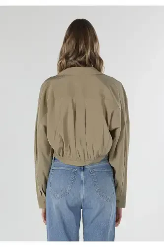 Green Women's Blouse - COLIN’S (1)