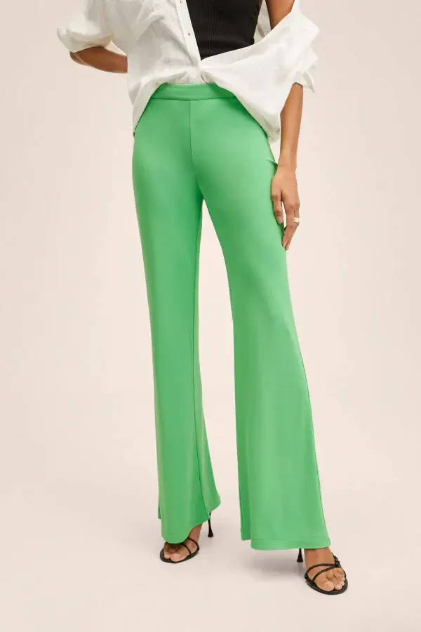 Green Women's Pants 27087747 - 2