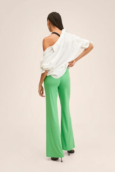 Green Women's Pants 27087747 - 10