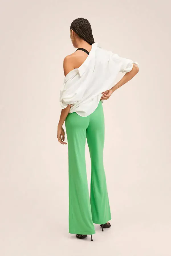 Green Women's Pants 27087747 - 10