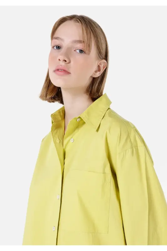 Green women's shirt - 4