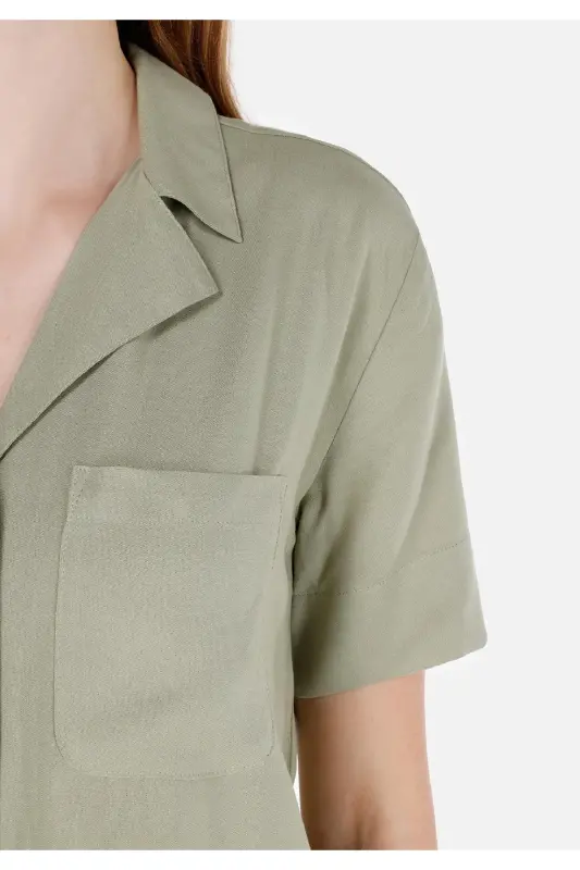 Green women's shirt - 5