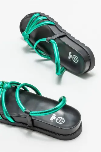 Green Women's Sport Sandal-Green - 4