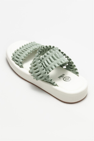 Green Women's Sports Sandals - 4