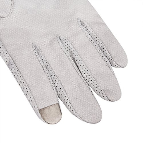 Greenery-GRE Driving Gloves for Men Women Cotton Non Slip Touchscreen UV Sun Protection Gloves for Cycling Motorcycle Camping - 5