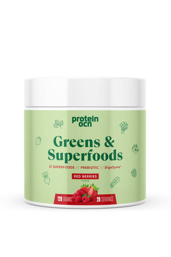 Greens & Superfoods - Red Berries - 120g - 20 Servings - 2