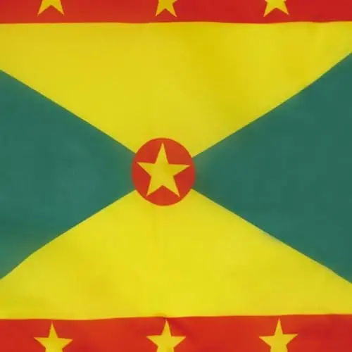 Grenada dengiz bayrog'i 18'' x 12'' - Grenada bayroqlari 30 x 45 sm. - Qayiq uchun banner 12x18 dyuym - AZ FLAG - 3