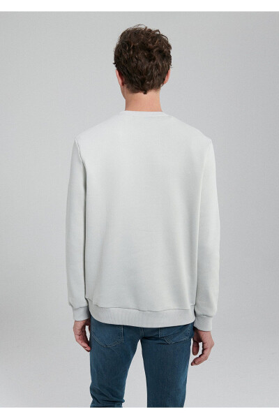 Grey Basic Sweatshirt 0610060-80618 - 4