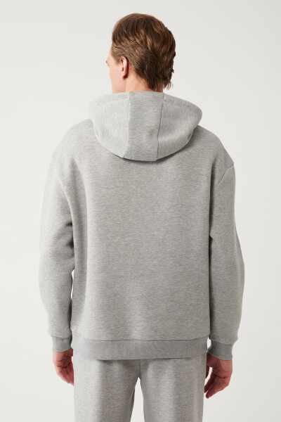 Grey Hooded Sweatshirt - 11