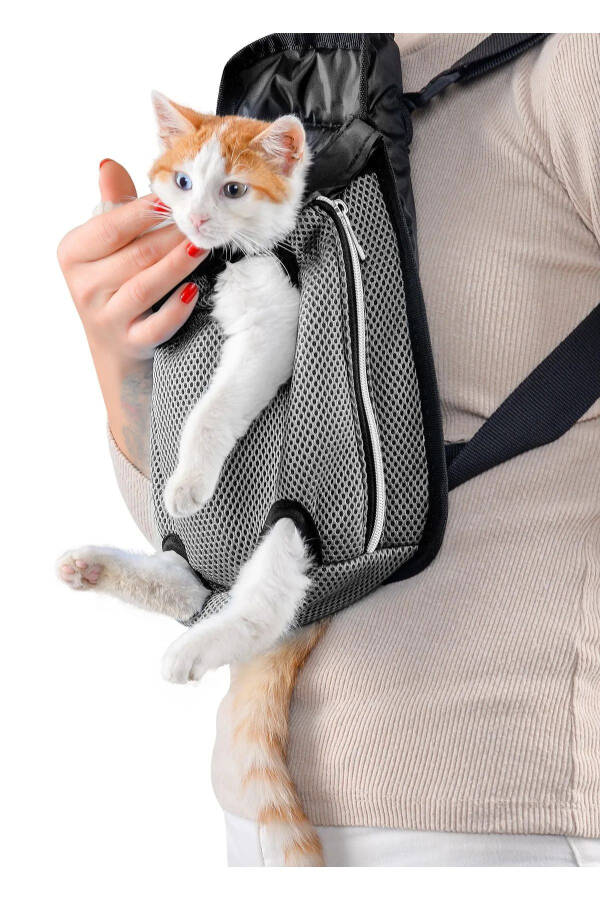 Grey Kangaroo Pet Carrier for Cats and Dogs 5legs - 2