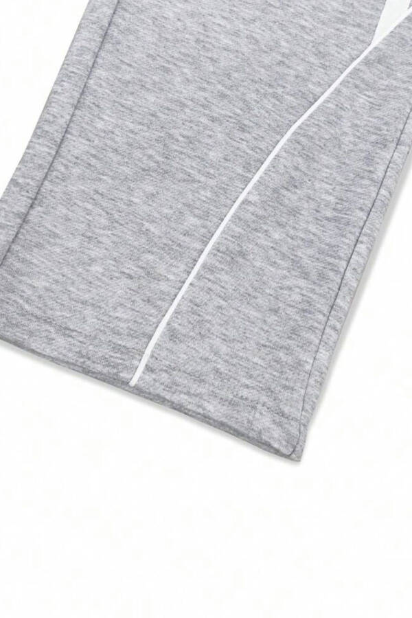 Grey Logo Baggy Jogger Pants - 5