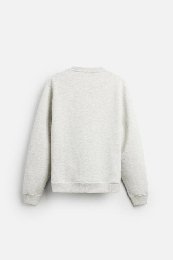 Grey marl crew neck sweatshirt - 15