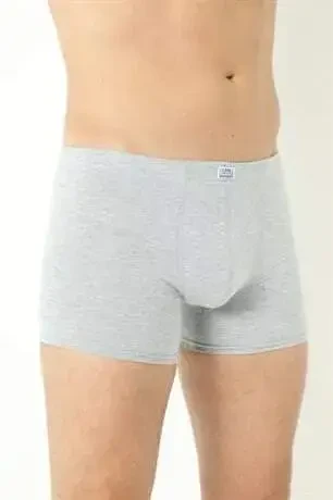 Grey Men's Boxers Briefs Plain 3 Pack Cotton Lycra - 4
