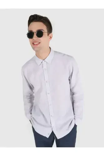 Grey men's shirt - 3