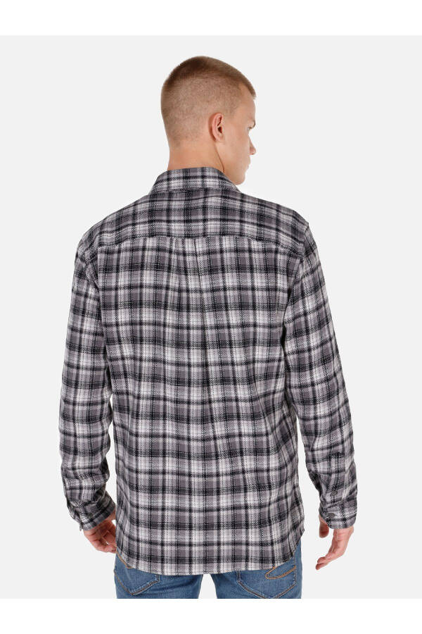 Grey Men's Shirt (Short Sleeve) - 2