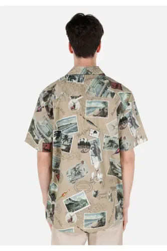 Grey Men's Shirt (Short Sleeve) - COLIN’S (1)