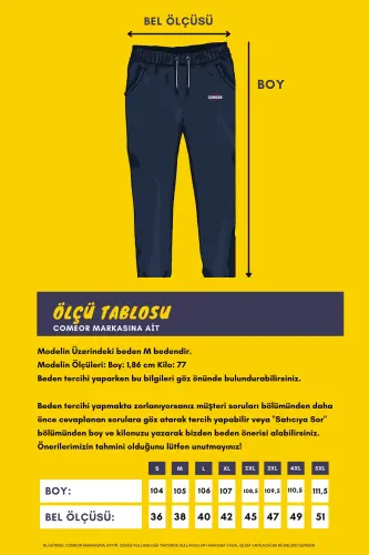 Grey Men's Straight Leg Relaxed Fit Premium Fabric Sweatpants-GRAY - 5