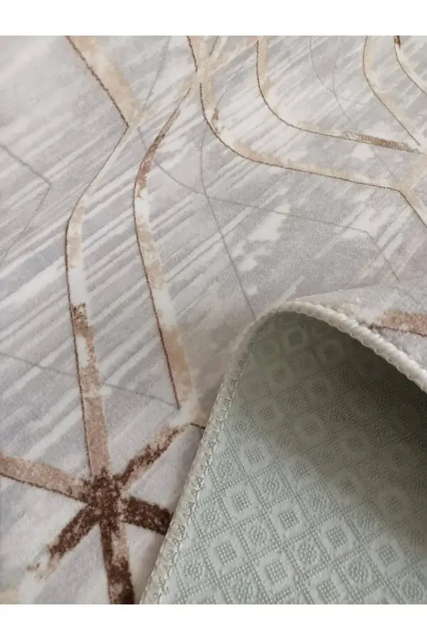 Grey Modern Soft Washable Non-Slip All Seasons Living Room Bathroom Balcony Youth Room Cut Runner - 4