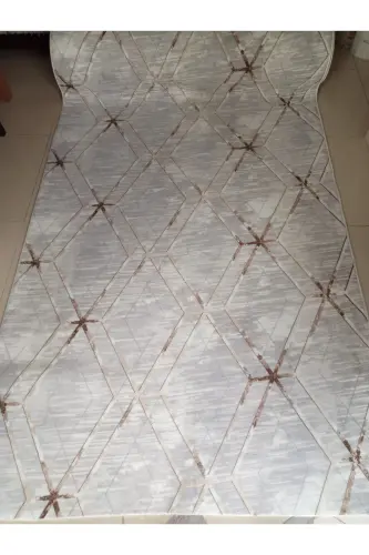 Grey Modern Soft Washable Non-Slip All Seasons Living Room Bathroom Balcony Youth Room Cut Runner - 2