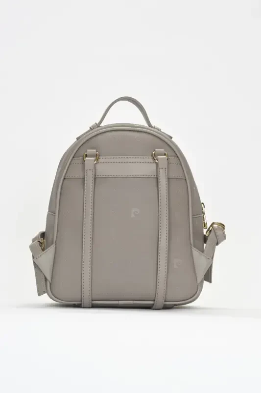 Grey Print Women's Backpack 05PO22Y1541-Print GREY - 6