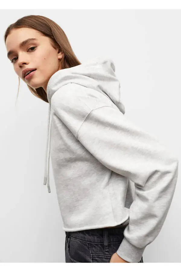 Grey Sweatshirt for Girls - 5