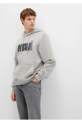 Grey sweatshirt with jeans logo. 0s10199-70093 - 3